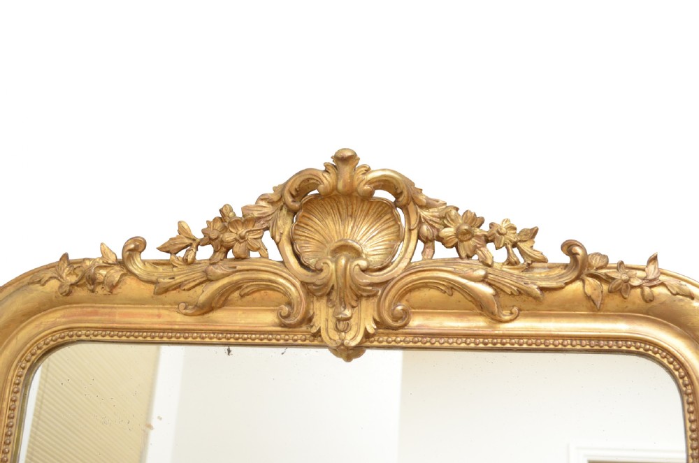 19th Century French Giltwood Mirror  View XII