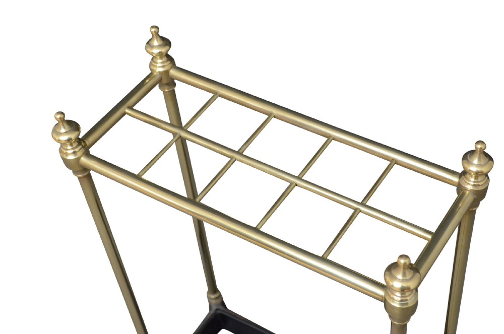 Late Victorian Brass Umbrella Stand View III