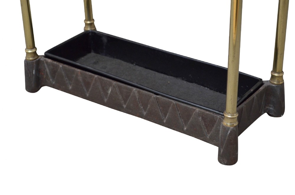 Late Victorian Brass Umbrella Stand View V