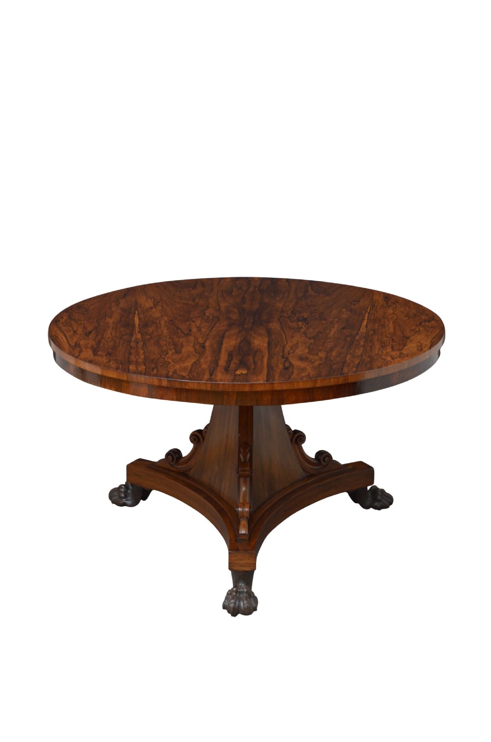 William IV Dining Table Centre Table in Rosewood