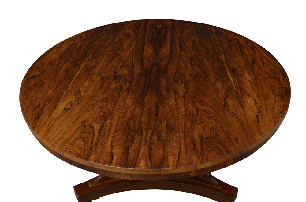 William IV Dining Table Centre Table in Rosewood View IV