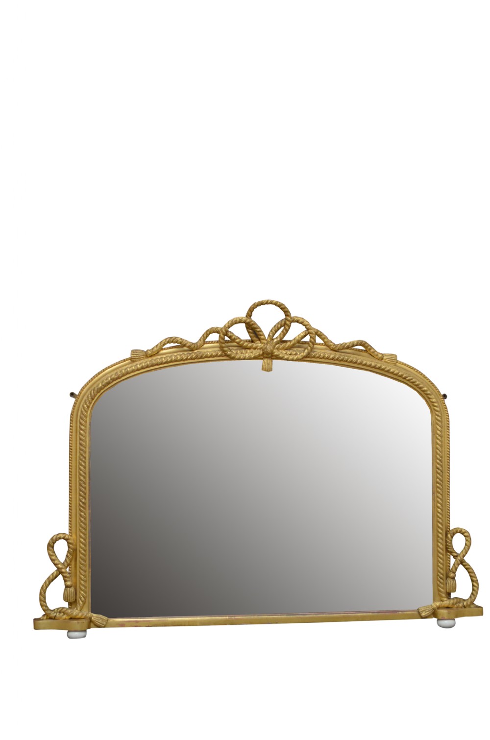 Victorian Giltwood Overmantel Mirror