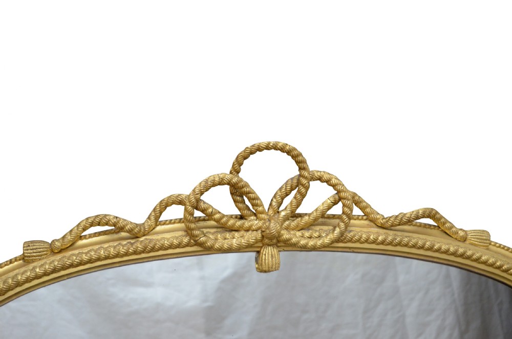Victorian Giltwood Overmantel Mirror View IV