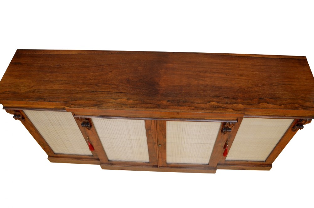  Victorian Bookcase In Rosewood Sideboard Cabinet View IV
