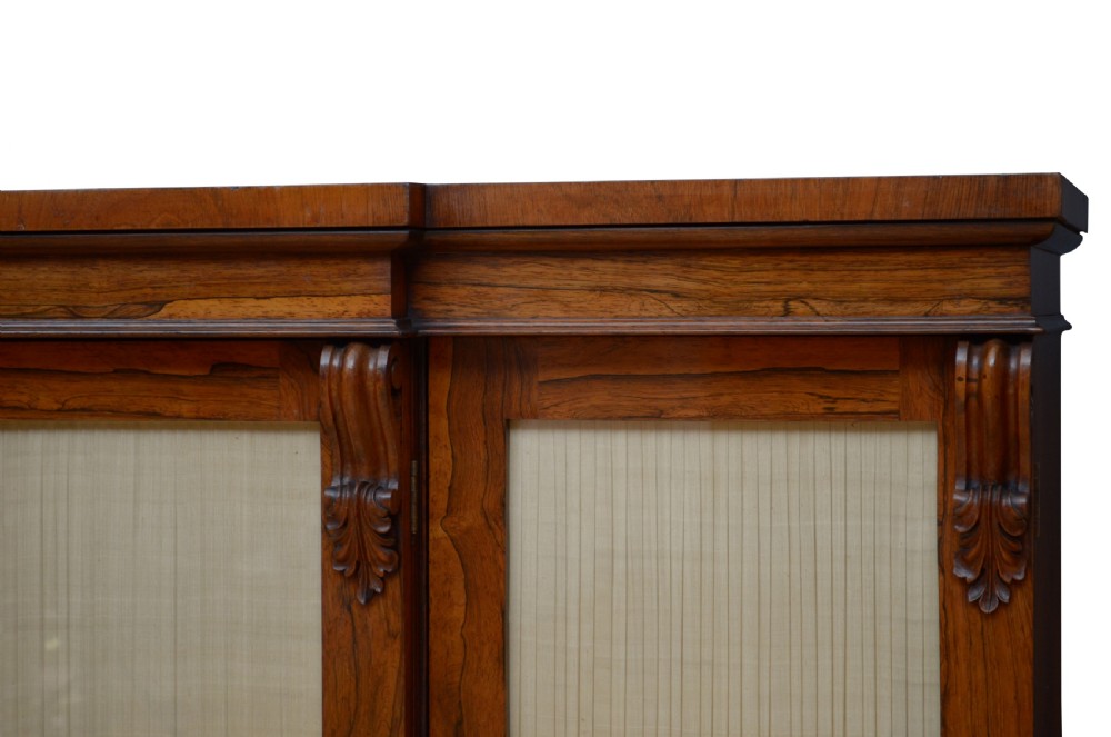  Victorian Bookcase In Rosewood Sideboard Cabinet View XI