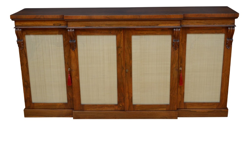  Victorian Bookcase In Rosewood Sideboard Cabinet View XVII