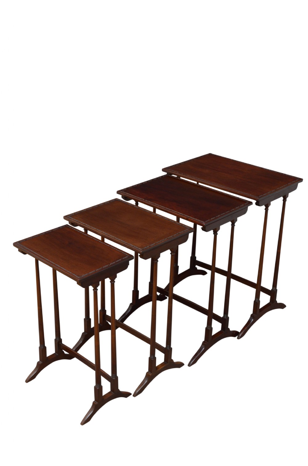 Fine Quartetto Nest Of Mahogany Tables