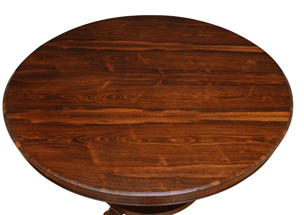 William IV Dining or Centre Table in Rosewood View II