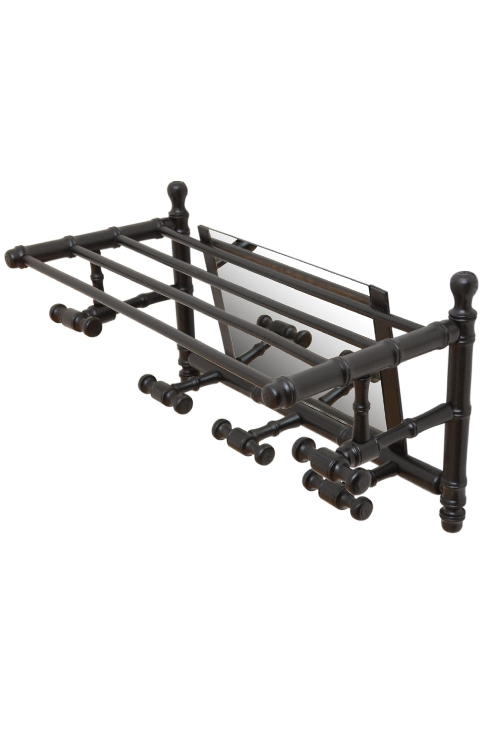 Turn Of the Century Ebonised Coat Hooks 