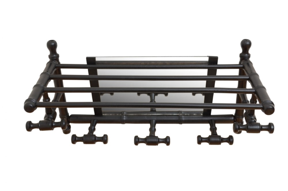 Turn Of the Century Ebonised Coat Hooks  View VII