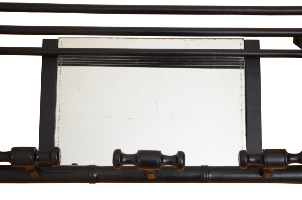 Turn Of the Century Ebonised Coat Hooks  View IX