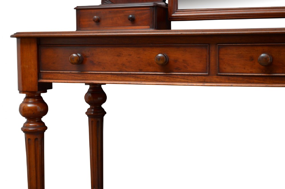 Victorian Mahogany Dressing Table  View VIII