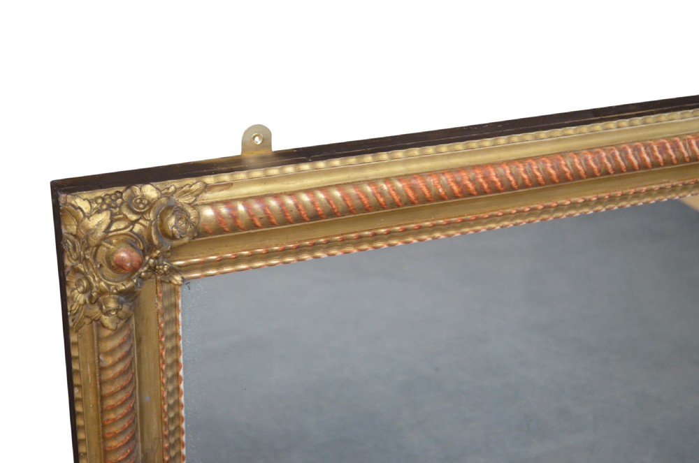 19th Century French Giltwood Wall Mirror Portrait or Landscape  View VII