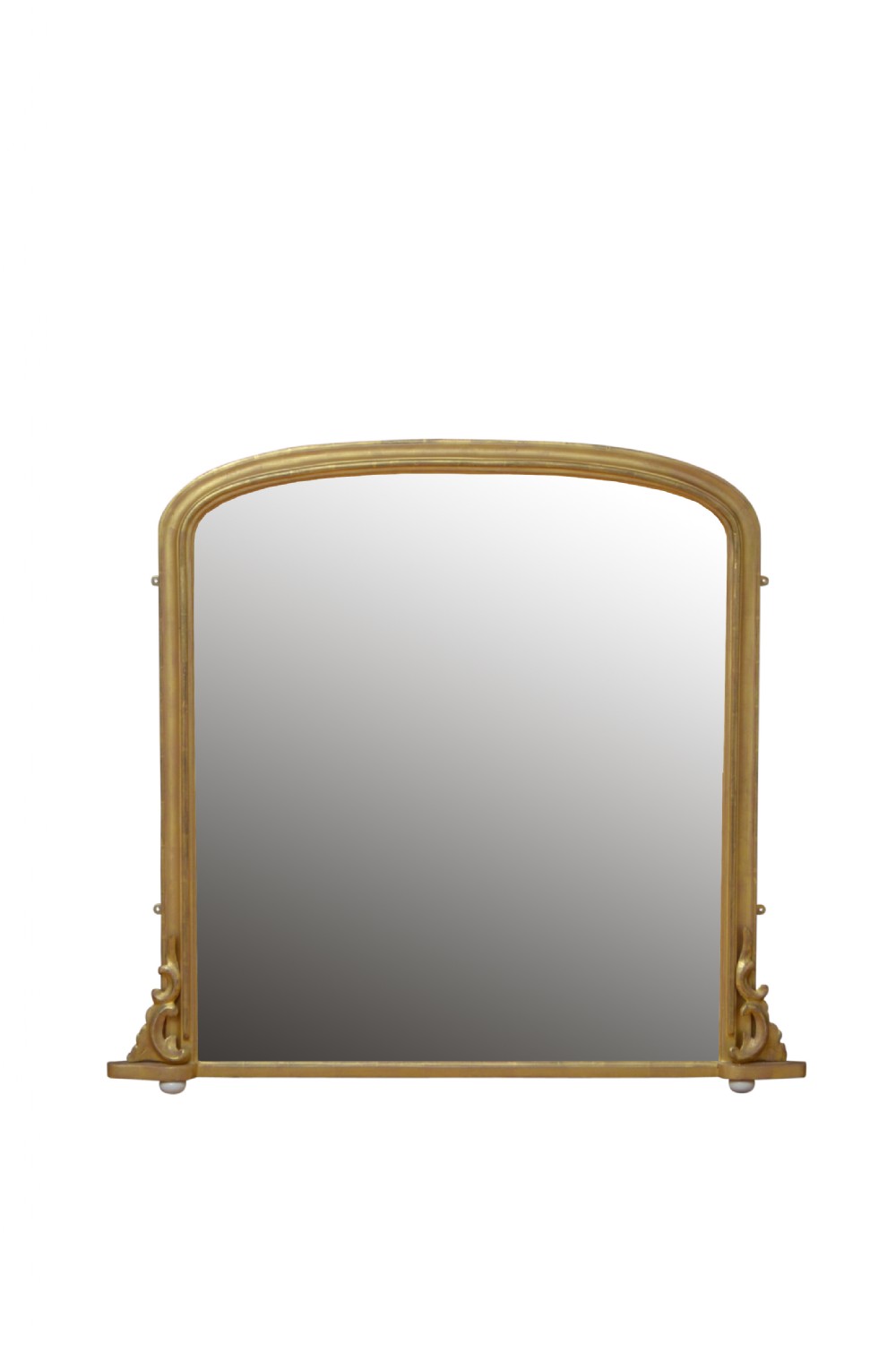 Victorian Giltwood Overmantle Mirror  