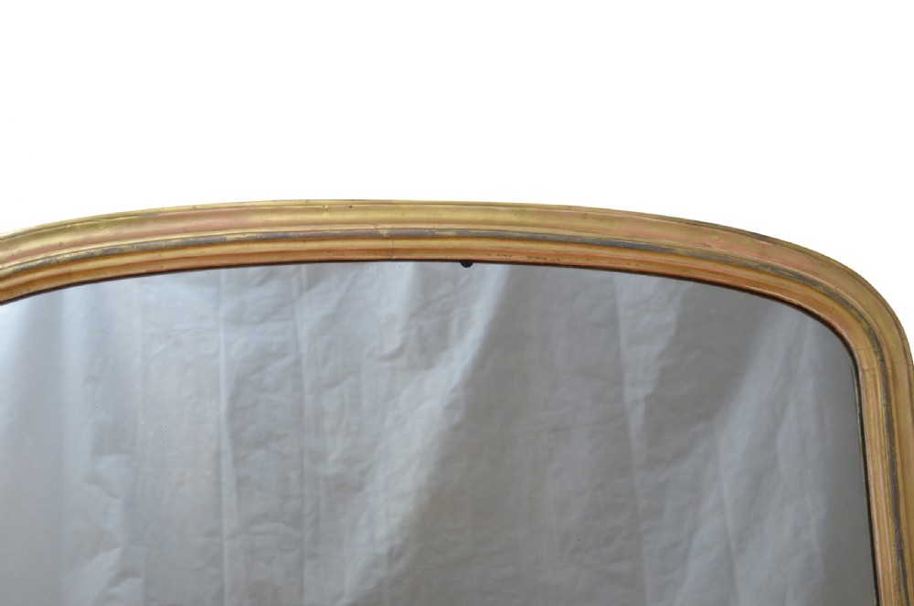 Victorian Giltwood Overmatel Mirror View V