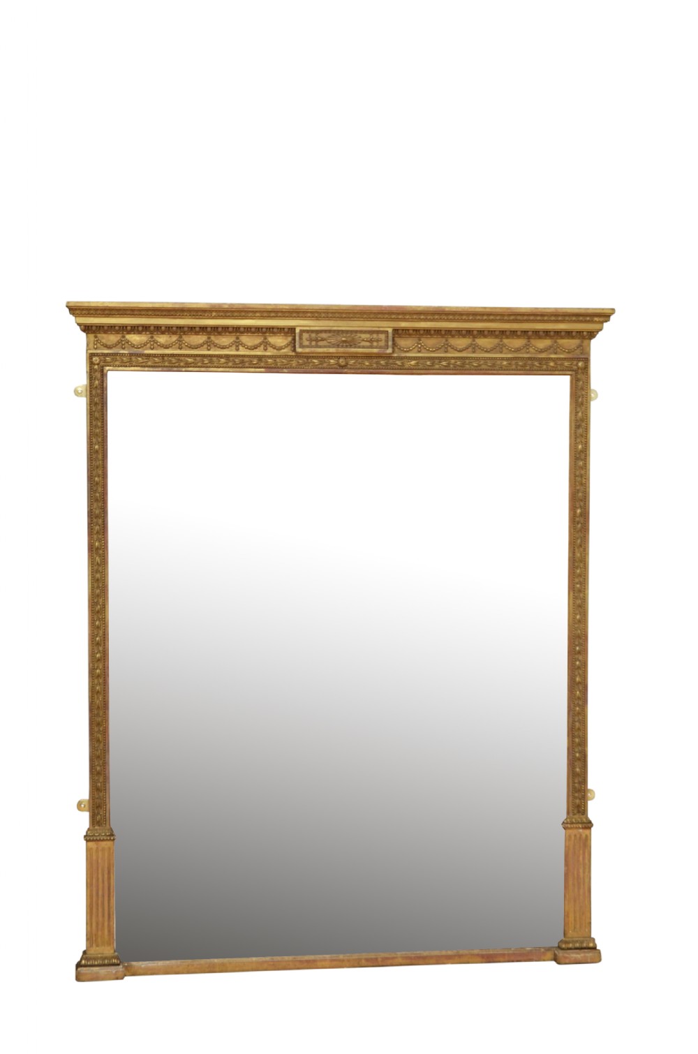 Late Victorian Giltwood Wall Mirror H140cm