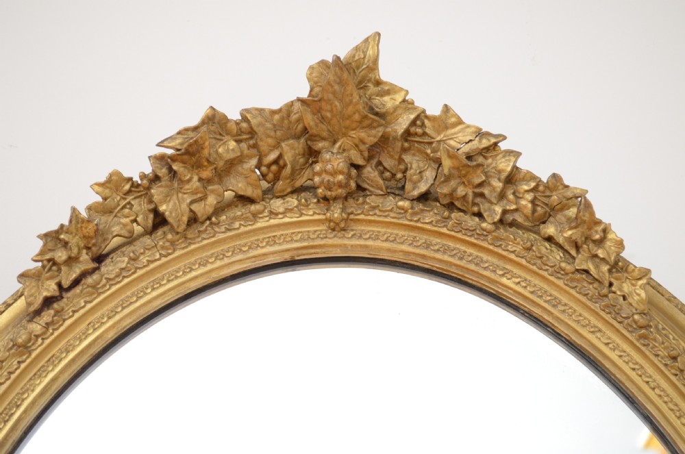 Late Victorian Wall Mirror Glided View VI