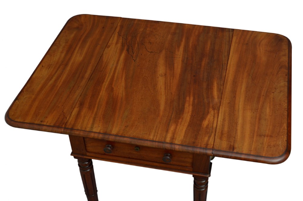 William IV Solid Mahogany Pembroke Table View II