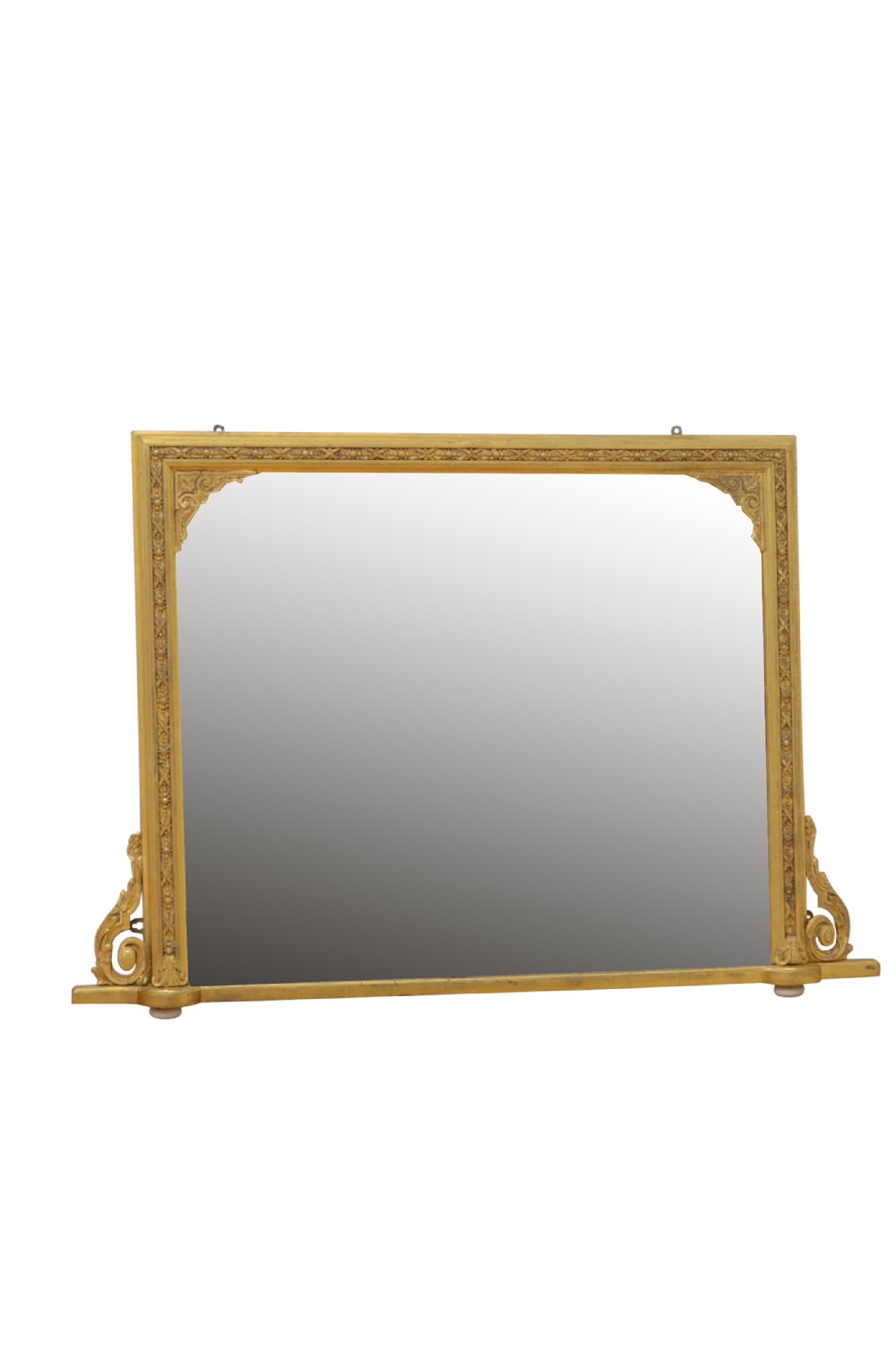 Turn of The Century Overmantel Mirror