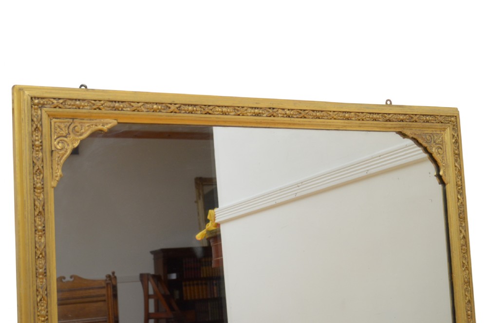 Turn of The Century Overmantel Mirror View VI