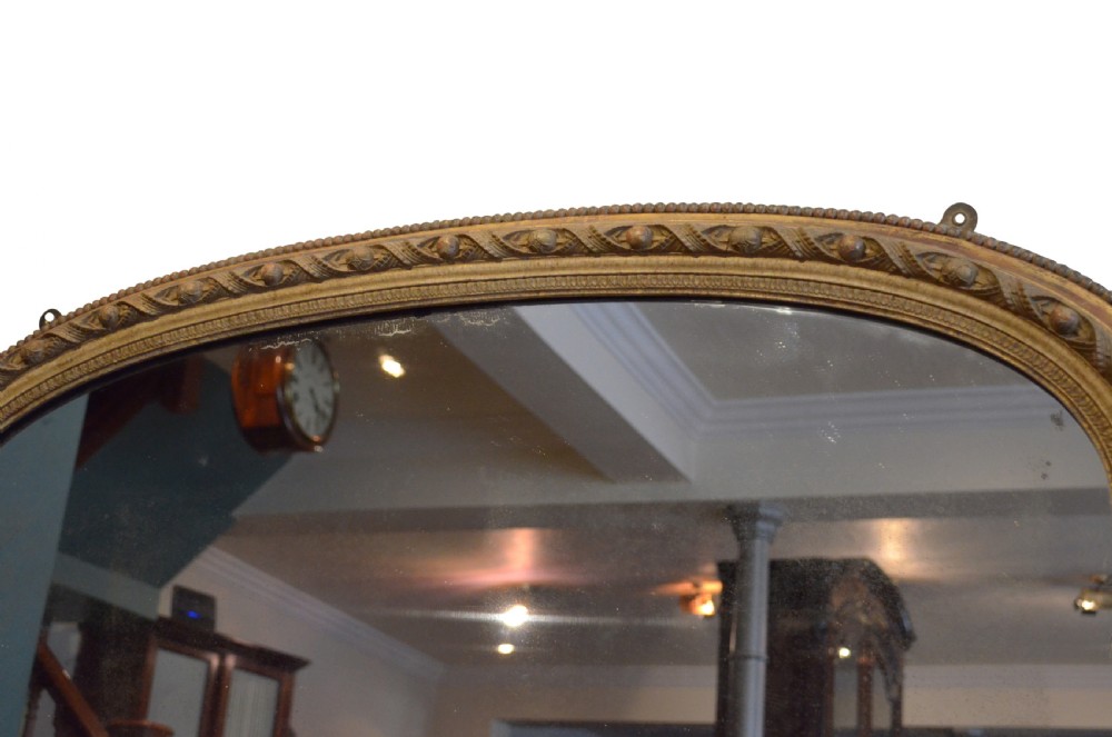 Early Victorian Overmantel Mirror H135cm View XIV