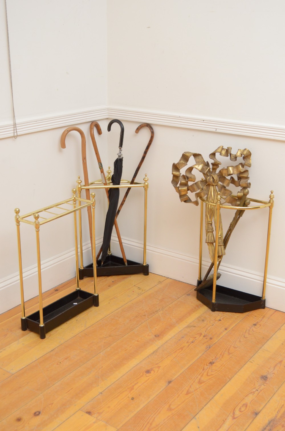 Victorian Brass Umbrella Stand View VIII