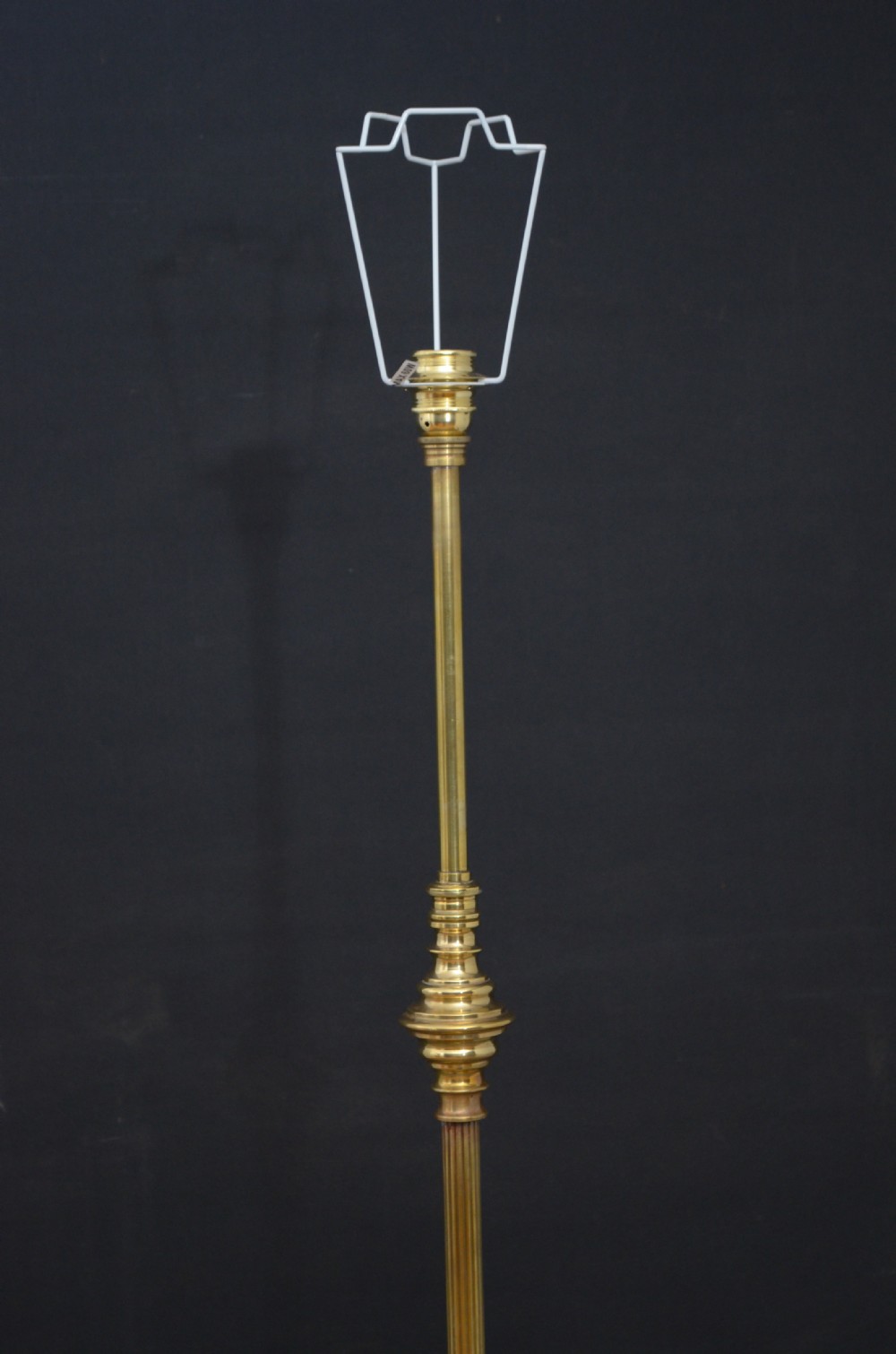 Late Victorian Brass Floor Lamp View IV