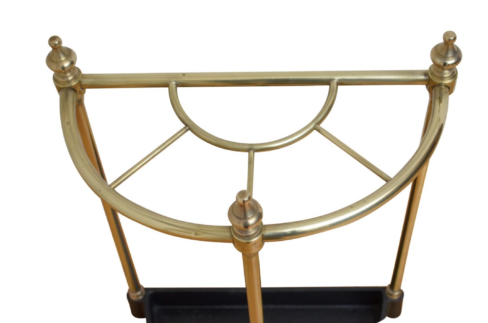 Vintage Brass Umbrella Stand View III