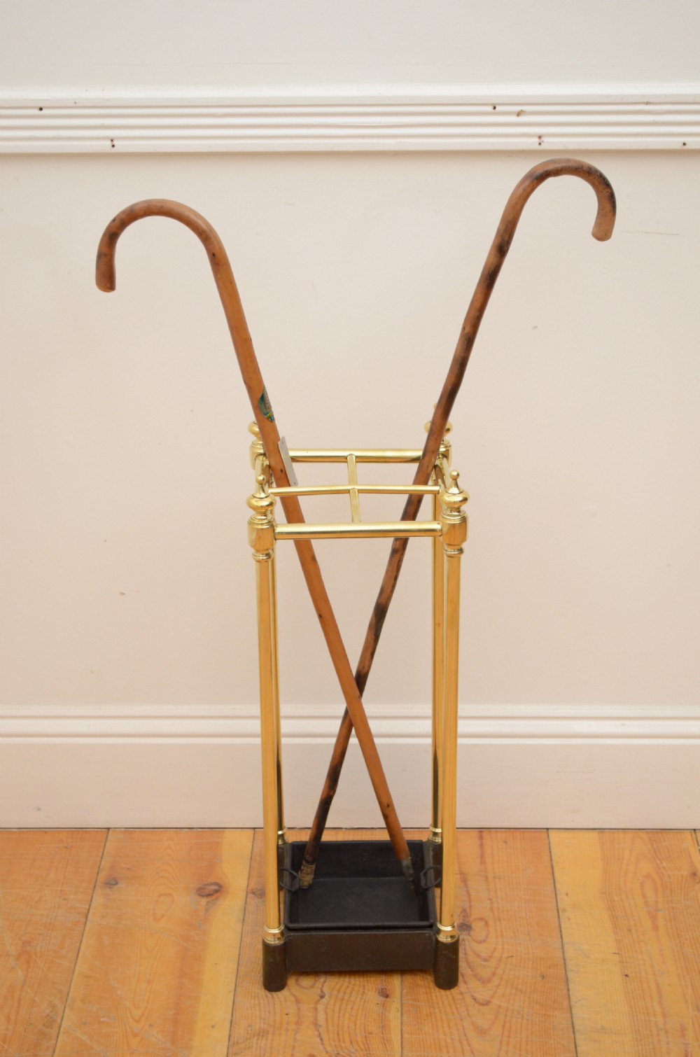 Victorian Umbrella Stand in Brass View VIII