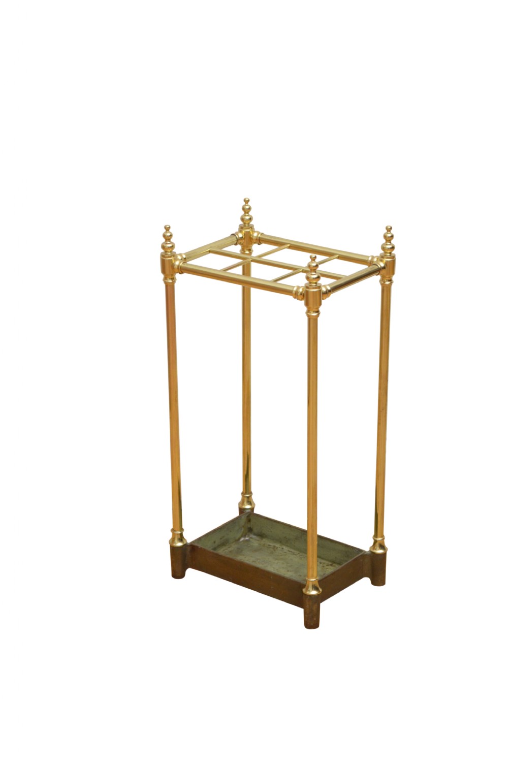 Exceptional Victorian Brass Umbrella Stand 