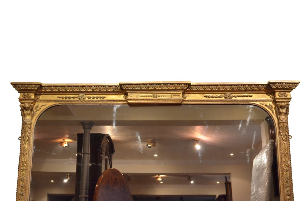 Large Victorian Mirror H128cm View XIII