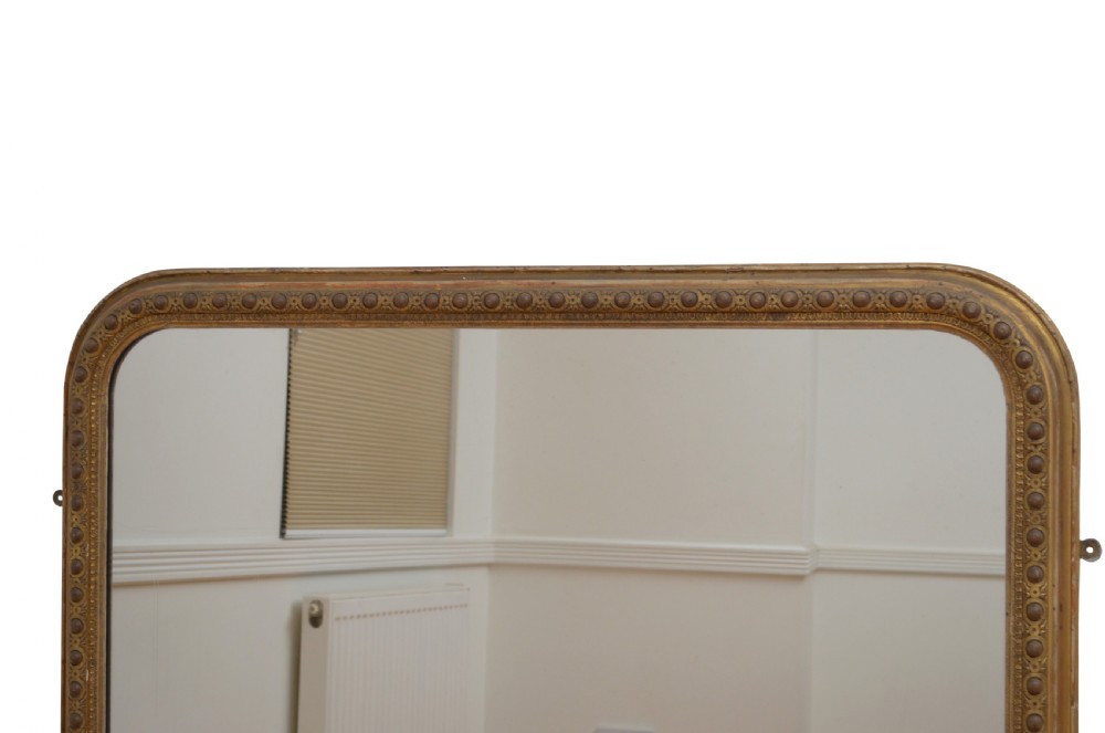 Early Victorian Giltwood Wall Mirror H129cm View VIII