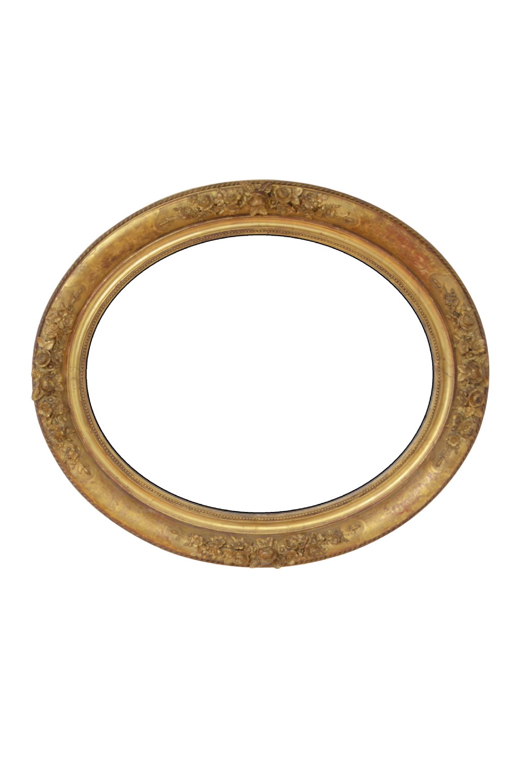 Large 19th Century Giltwood Wall Mirror 89x115cm