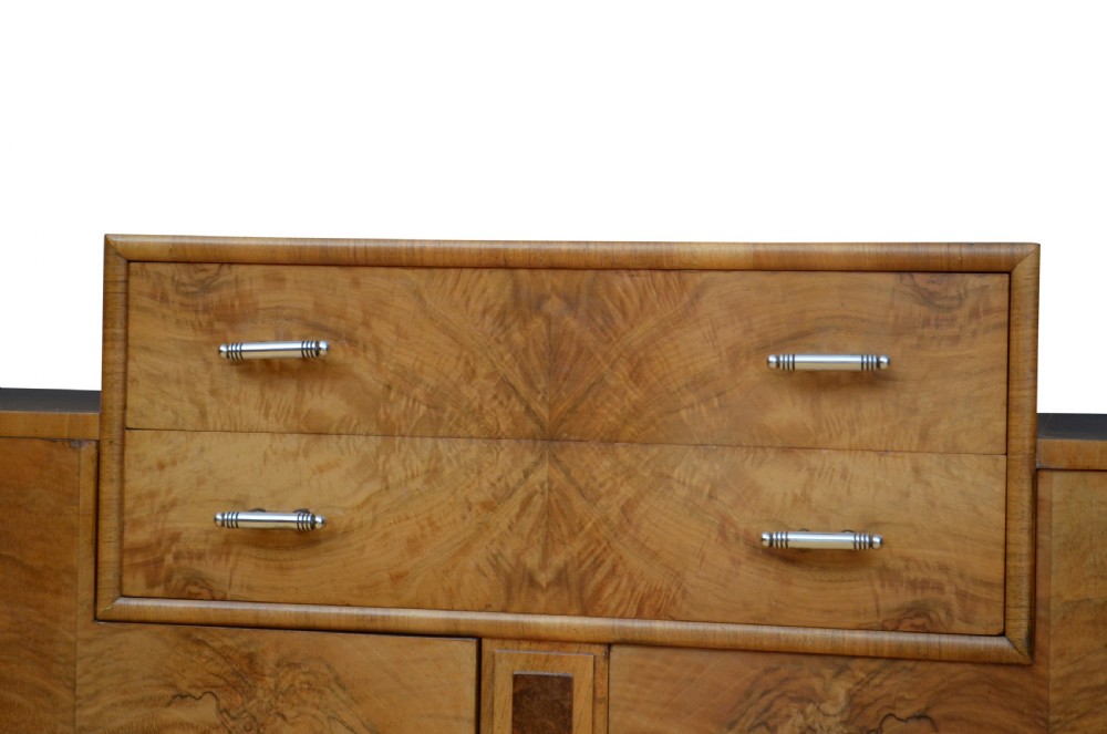 Fine Quality Art Deco Heals Sideboard in Walnut View VIII
