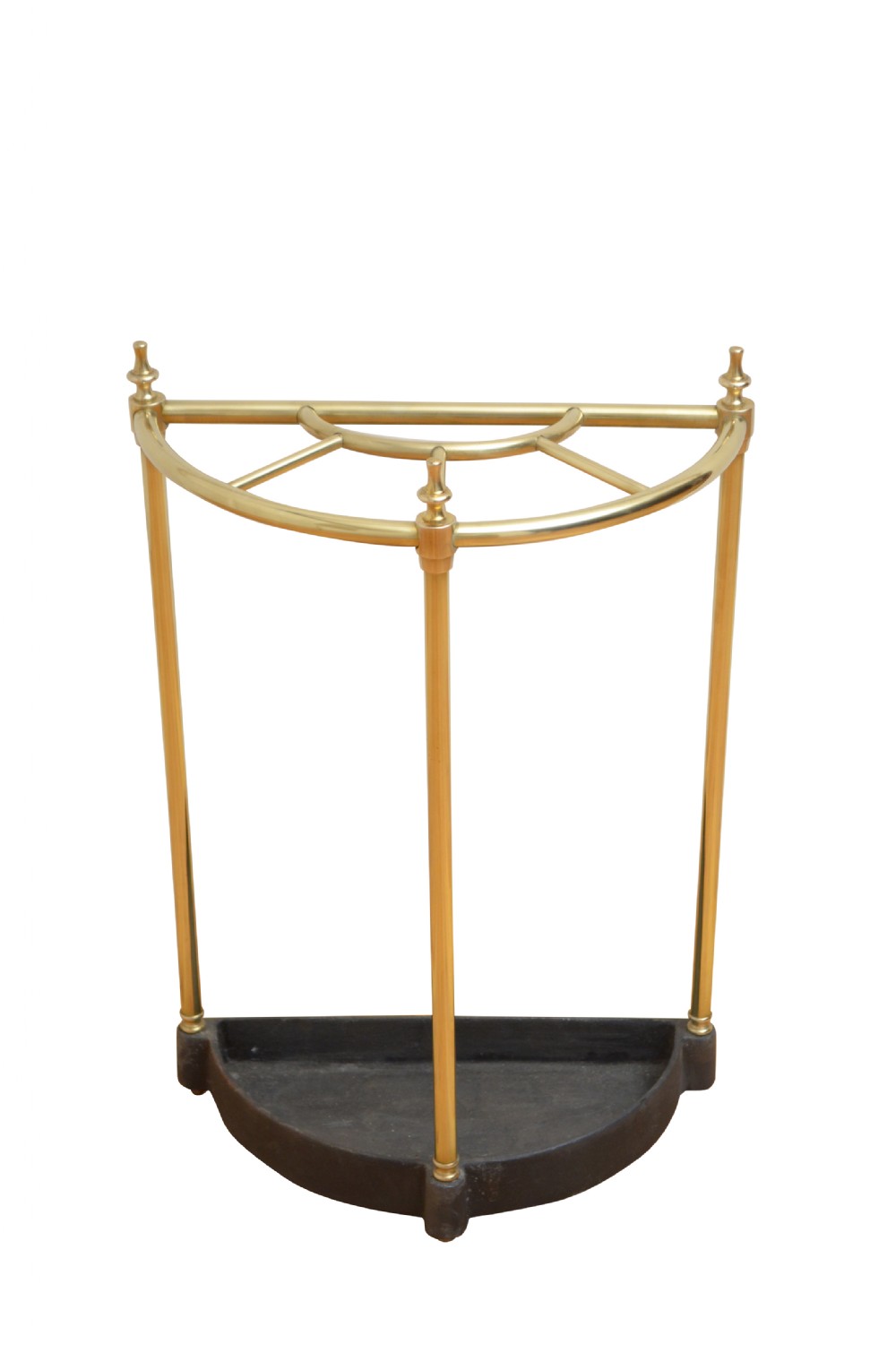  Brass Umbrella Stand of Demi Lune Shape