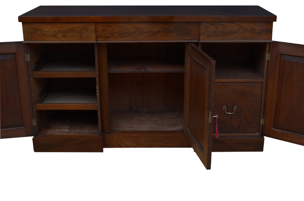 Early Victorian Mahogany Sideboard  View IX