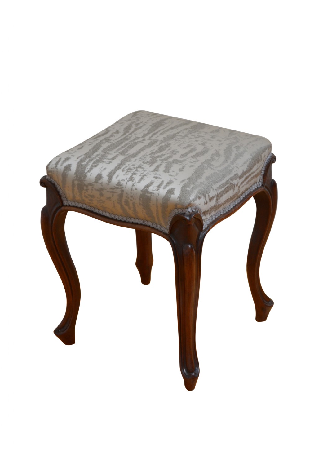 Fine Victorian Mahogany Dressing Table Stool