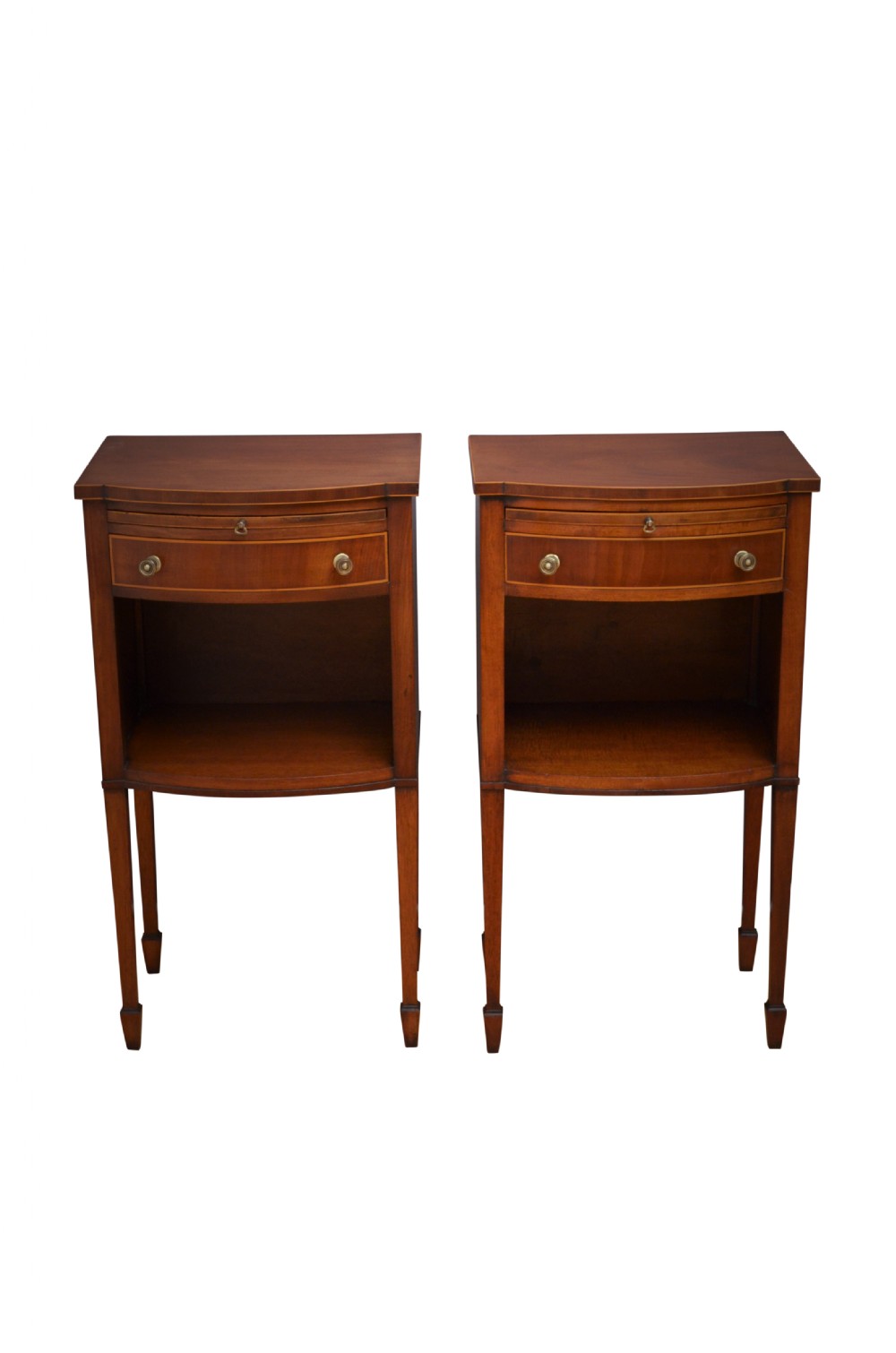 Edwardian Pair of Bedside Cabinets