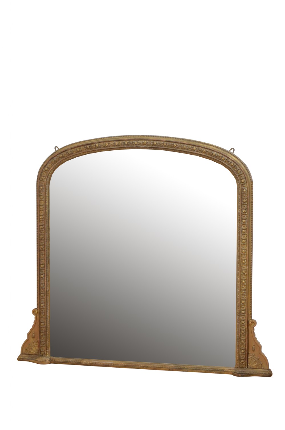 Victorian Giltwood Mirror H108cm
