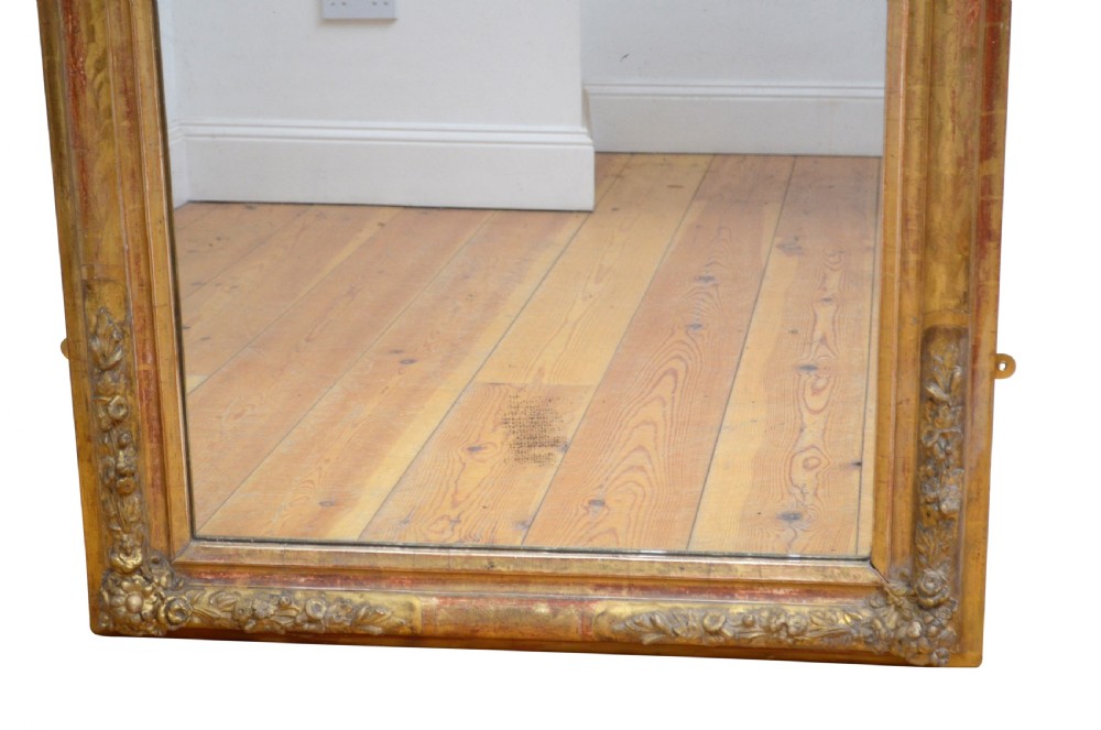 Elegant 19th Century Gilded Pier Mirror H142cm View III