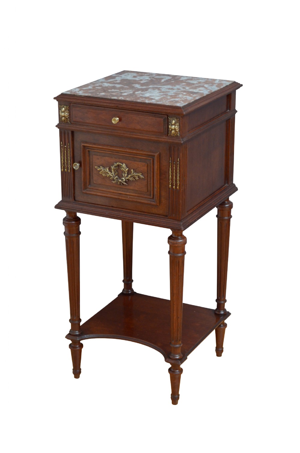 Antique Mahogany Bedside Cabinet