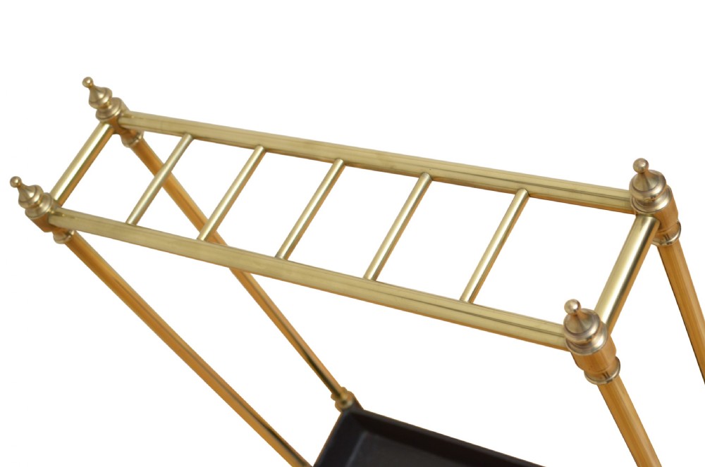 Victorian Brass Umbrella Stand View II