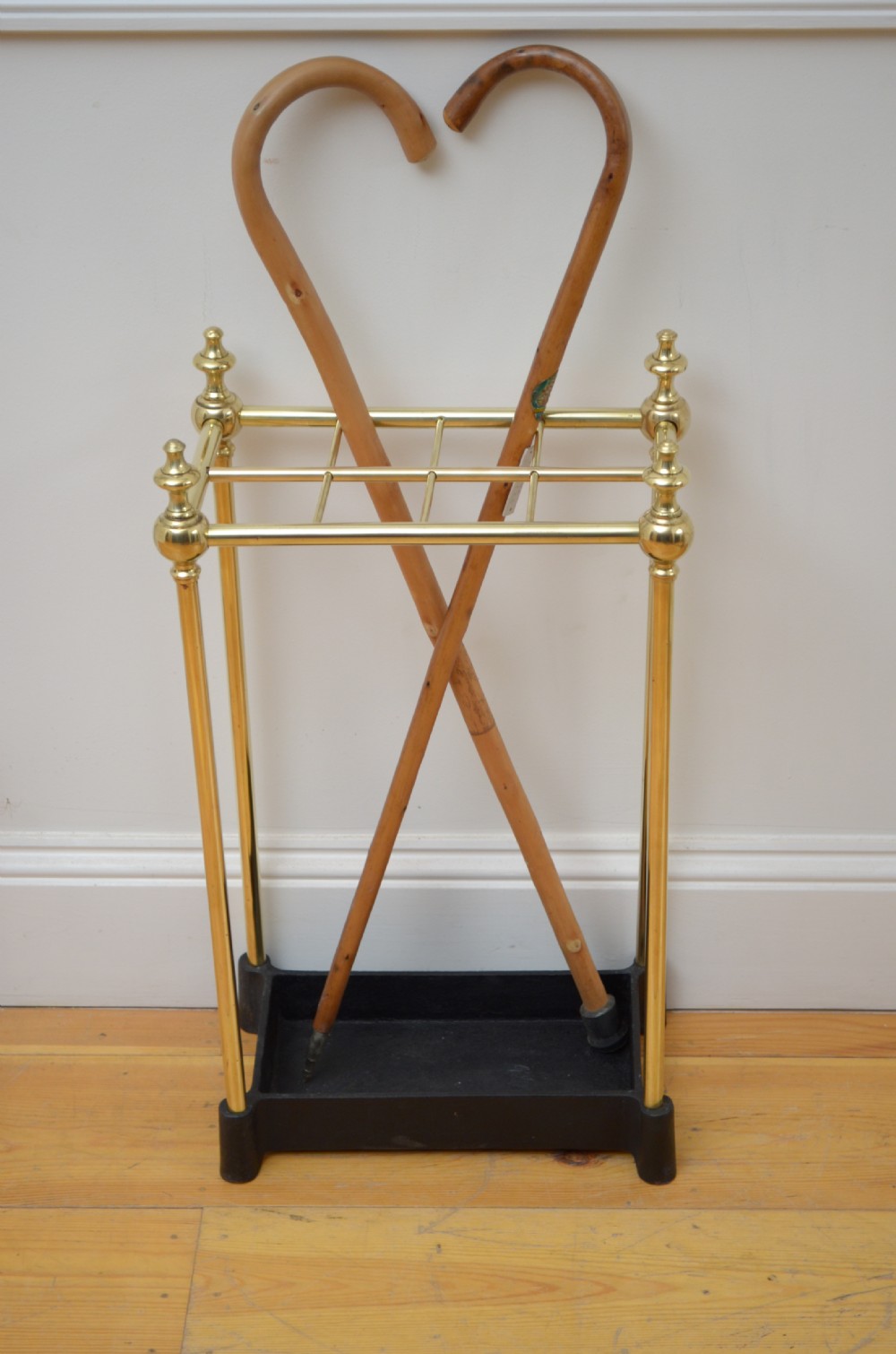 19th Century, French, Umbrella Stand in Brass View VI