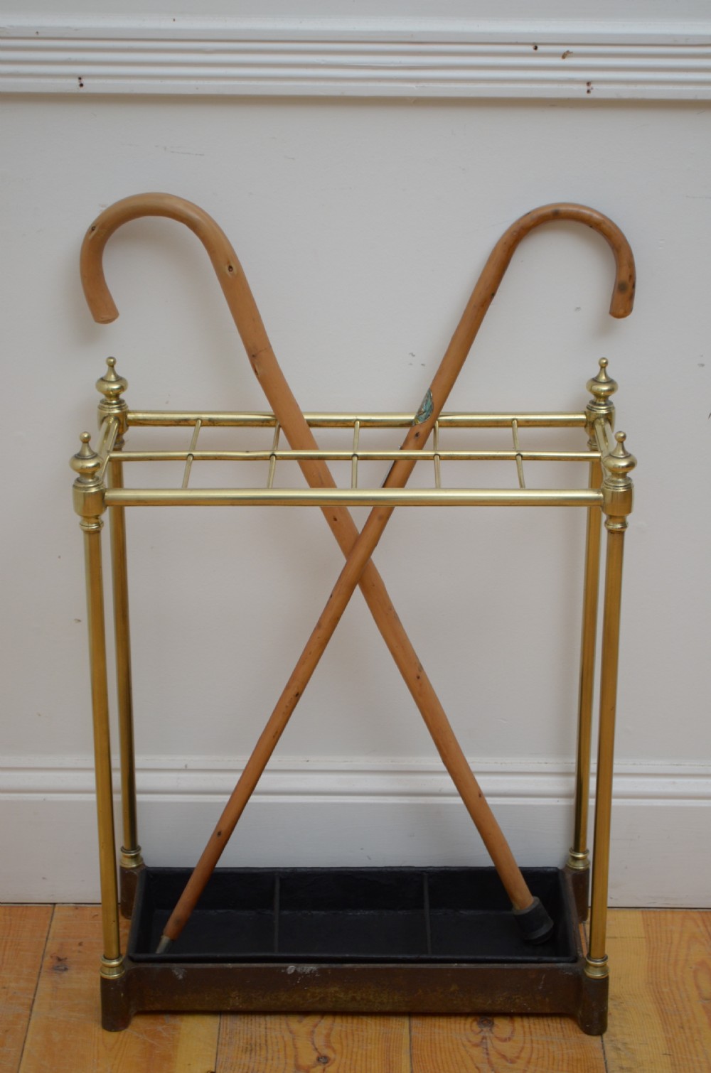 Victorian Brass Umbrella Stand View VII