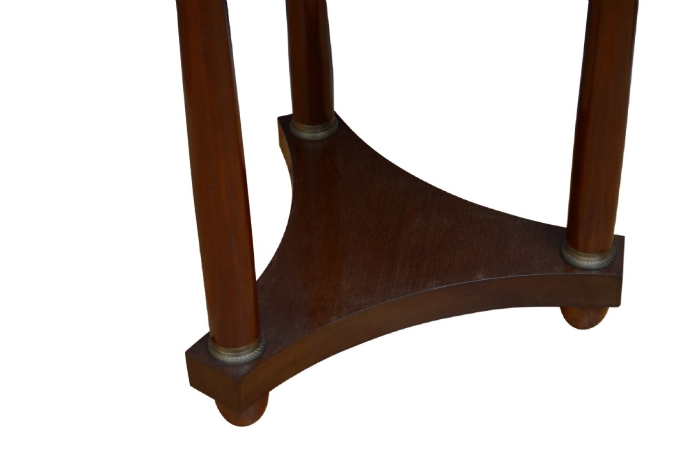 French Mahogany Gueridon Table View IX