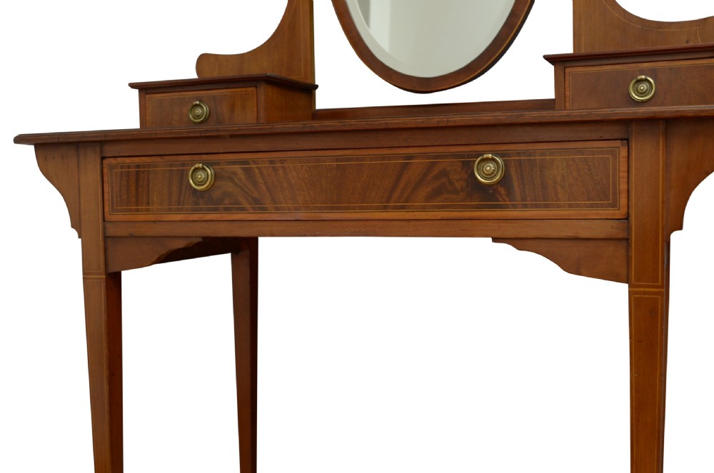 Edwardian Mahogany Dressing Table  View VII