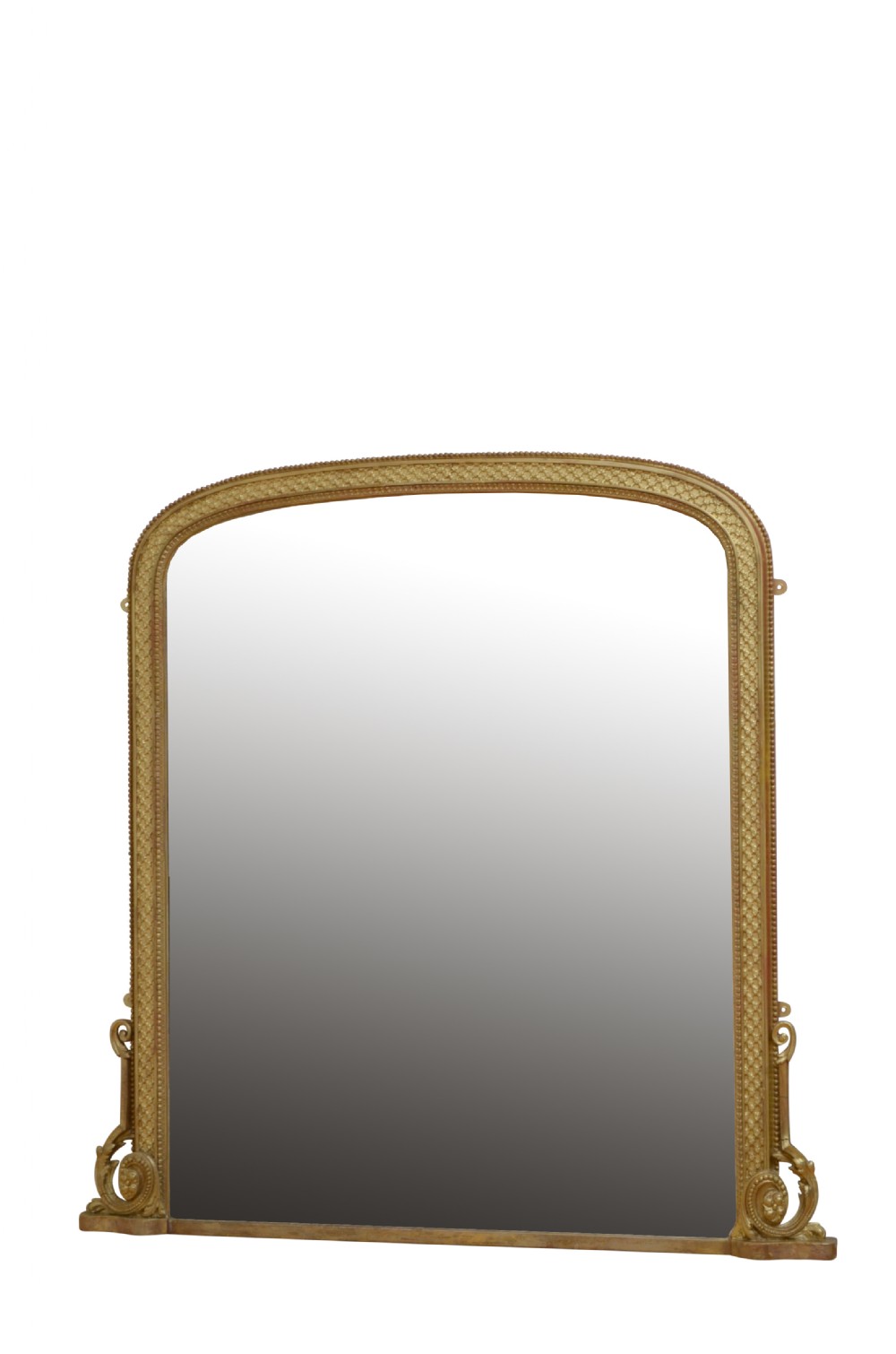 English Victorian Giltwood Wall Mirror H133cm