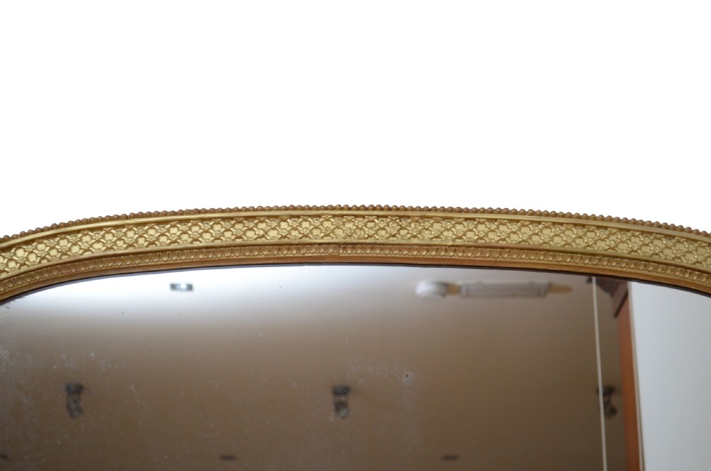 English Victorian Giltwood Wall Mirror H133cm View VI