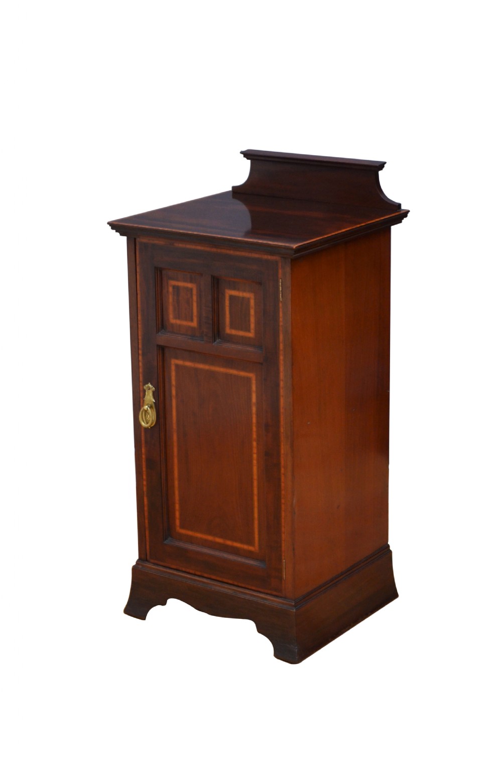 Edwardian Mahogany Bedside Cabinet by Ackland Hodge
