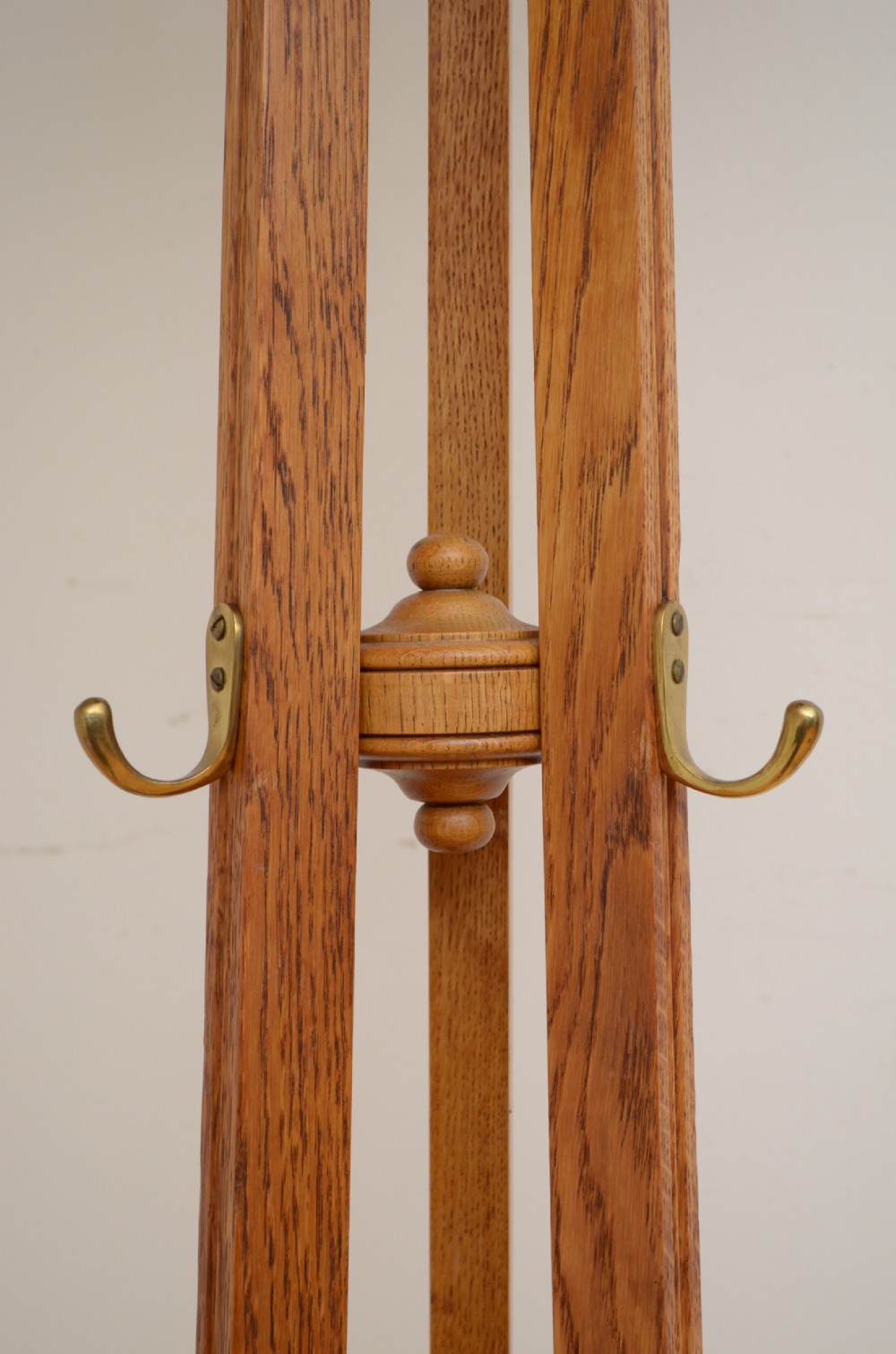 Arts And Crafts Oak Coat Stand Hall Stand View VI